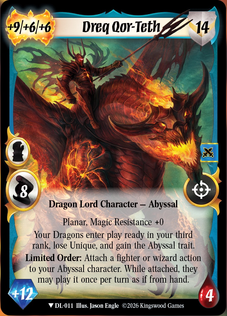 Dragon Lord sample card