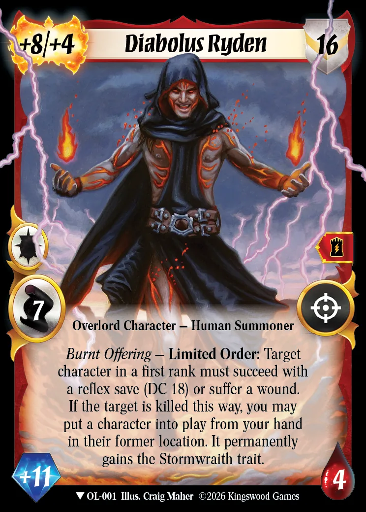 Into the Accordlands: Overlords sample card