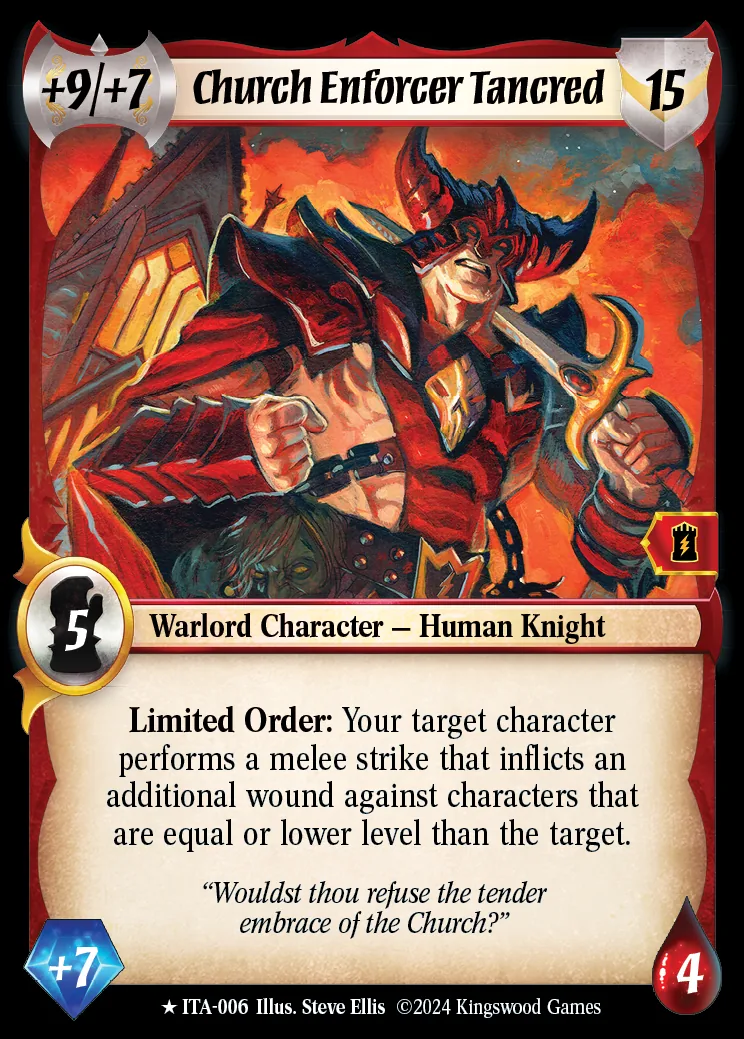 Church Enforcer Tancred