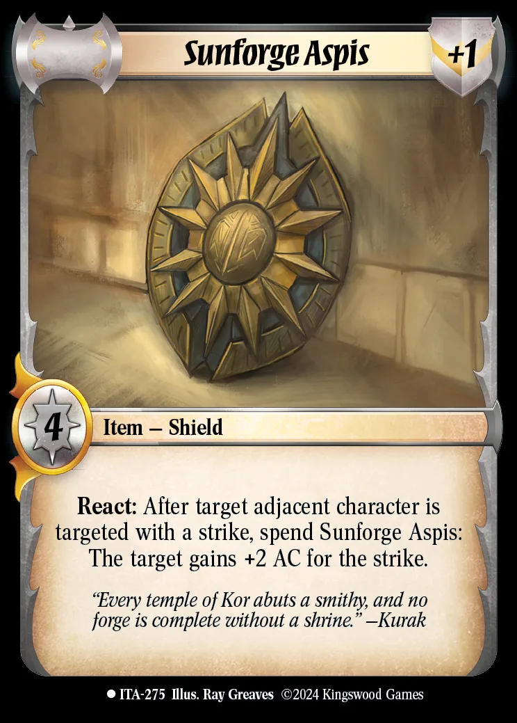 Sunforge Aspis
