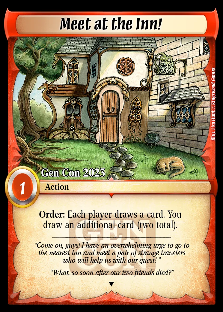 Into the Accordlands: Promos sample card
