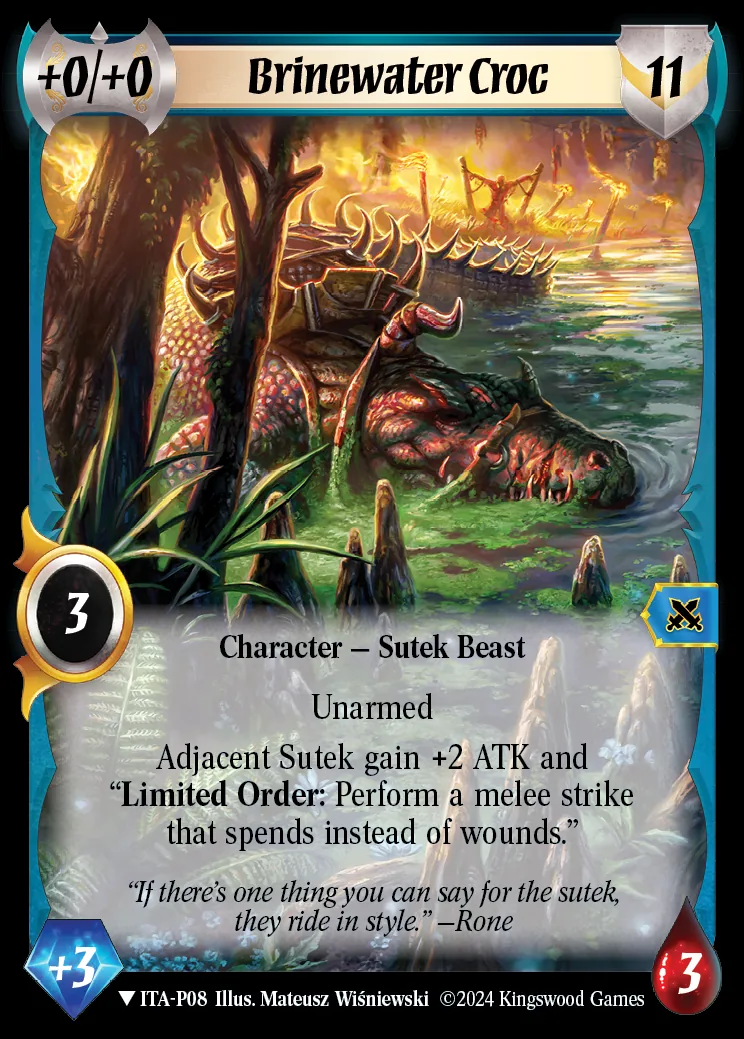 Brinewater Croc